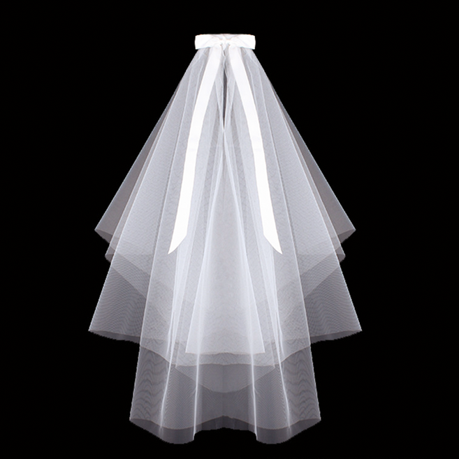 코히모 면사포 웨딩베일 브라이덜샤워 소품 5W0463, 타입2, 1개