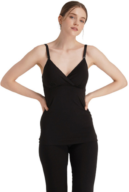 뉴니끄 면모달 솔리드 수유나시 + 임산부내의 하의 세트