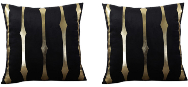기하학 브론징 침실 소파 쿠션 커버 2p