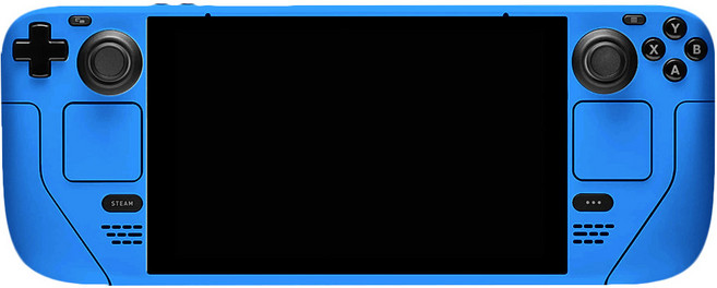 스페이스쉴드 스팀덱 호환 스킨 스티커, 블루, 1개