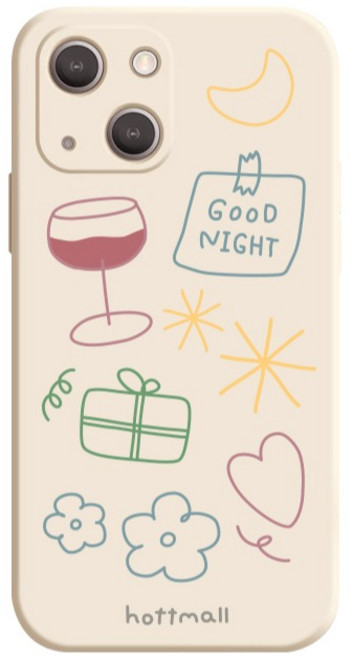hottmall Last Night 素描印花手機殼