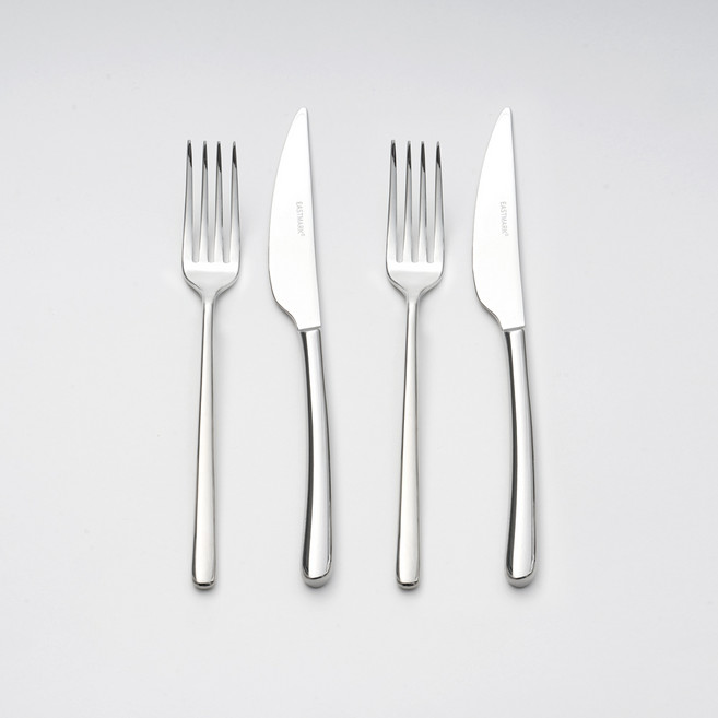 이스트마크 디저트 커트러리 2인 세트, 포크 2p + 나이프 2p, 1세트