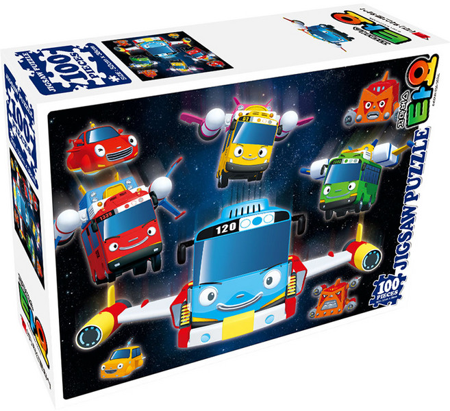 학산문화사 타요 스페이스 셔틀 큰조각 직소퍼즐 HS100-198, 100피스, 혼합색상, 1개