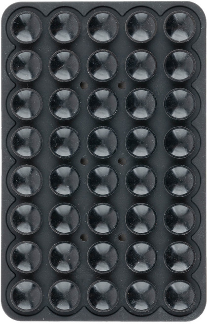 구스페리 파스텔 양면 흡착식 실리콘 부착 패드, 블랙, 1개