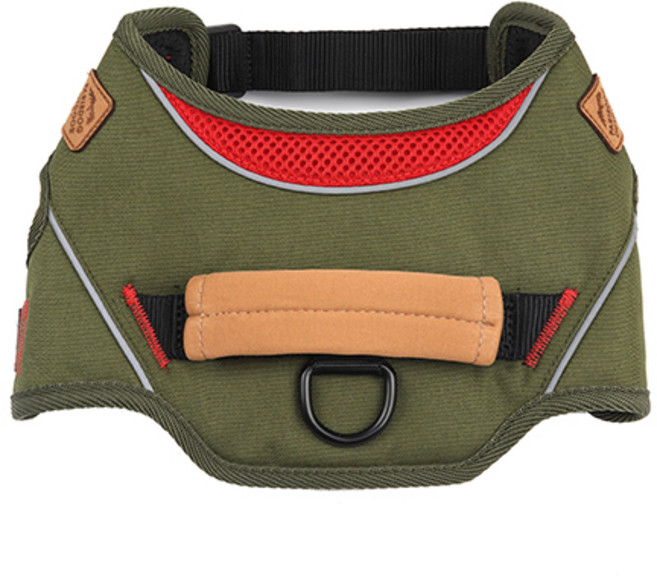 패리스독아웃도어 하네스, 카키, 1개