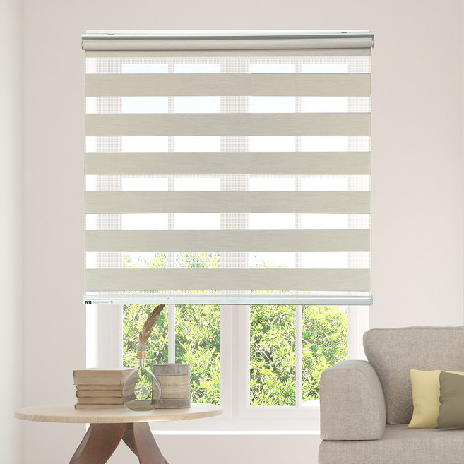 끌래망스 내추럴 암막 콤비블라인드