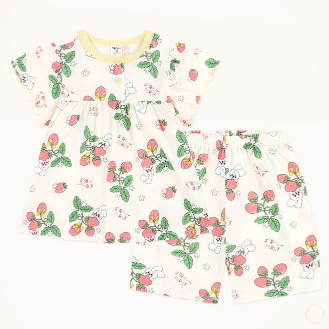 mollimelli friends Sweet Berry 短袖睡衣上下套裝