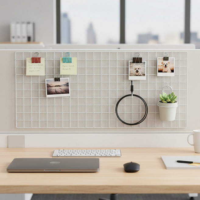 알뜨리 네트 철망 800 x 420 mm, 화이트, 1개