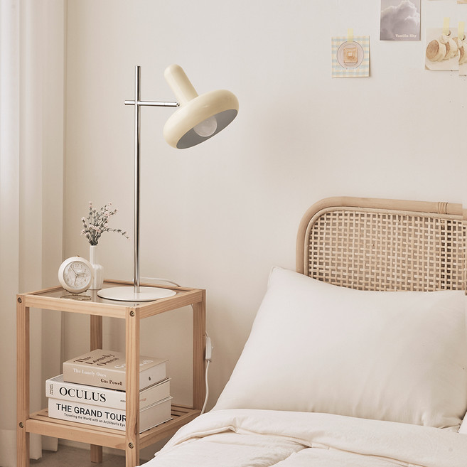 스피아노 푸키 테이블 단스탠드 SS-2830S, 크롬 + 크림