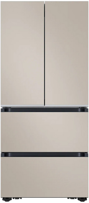 삼성전자 Bespoke AI 김치플러스 490L 스탠드형 4도어 김치냉장고 방문설치, 에센셜 베이지, RK70F49M2GD