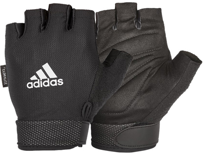 아디다스피트니스 에센셜 벨크로 헬스장갑 좌우세트, 화이트, 1개