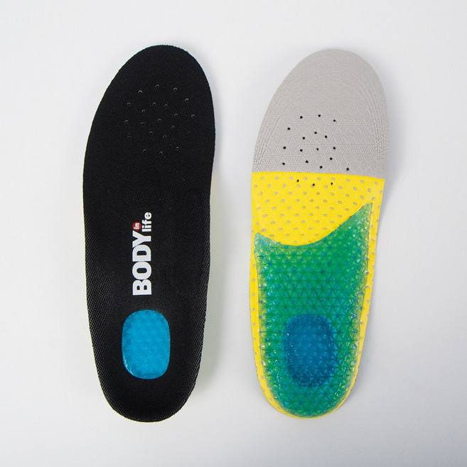 바디인라이프 족저근막 실리콘 벌집깔창 세트
