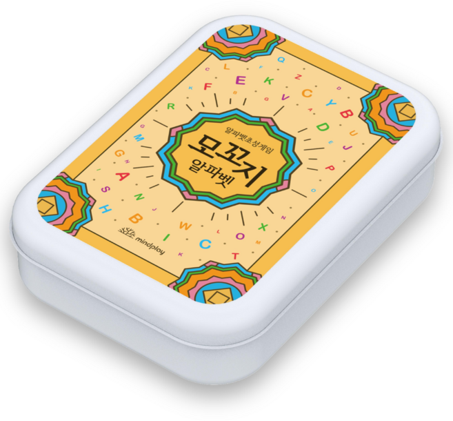 마인드플레이 모꼬지 알파벳 흥미진진한 영단어 초성 카드 보드게임, 1개