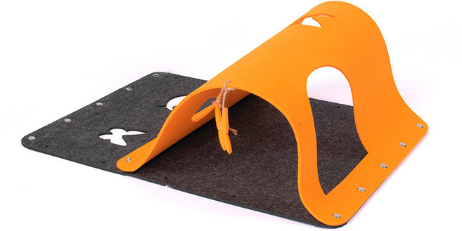 고양이 요런개 쏙쏙 토이 터널, 오렌지, 1개