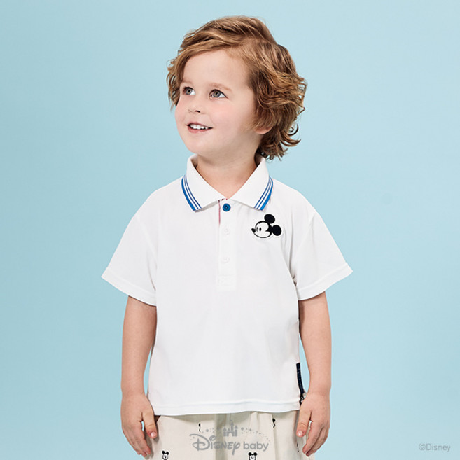 디즈니베이비 미키 카라 반팔티