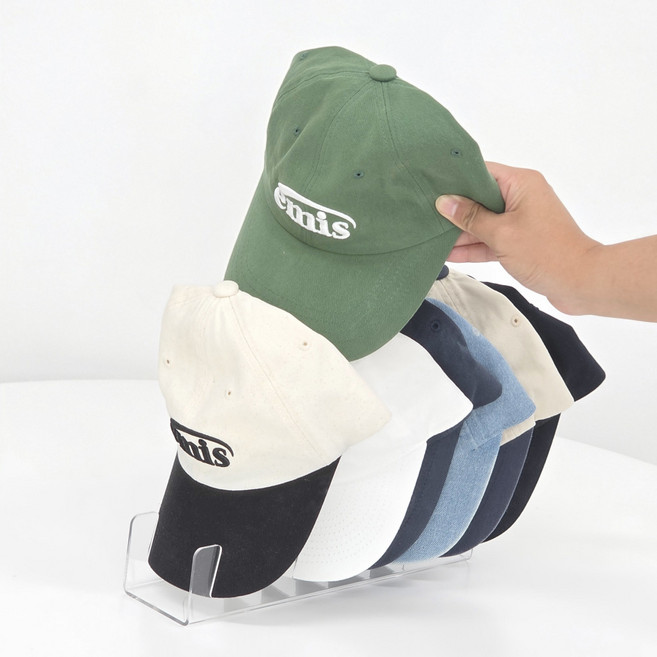 주앤지 아크릴 모자 보관 칸칸이 정리대 진열대, 투명, 1개