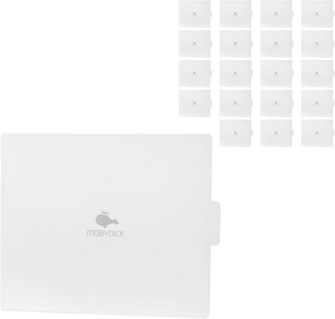 MOBYDICK 鬥魚隔板 觀賞魚用品, 白色(霧面), 20個