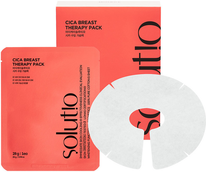 마더케이솔루티오 시카 수딩 가슴팩, 1개