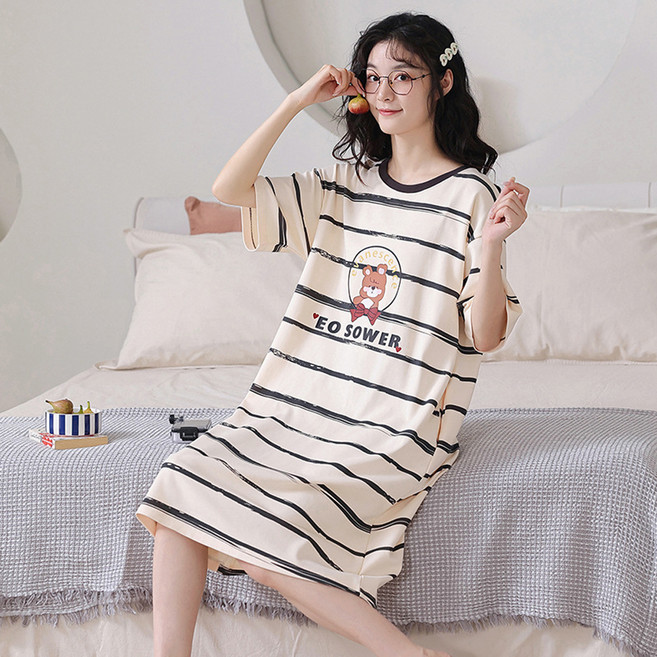 비올라 여성용 실내용 홈웨어 원피스 Vio0039