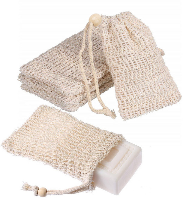 모나코올리브 프리미엄 바디스크럽 비누거품망, 5개, 베이지