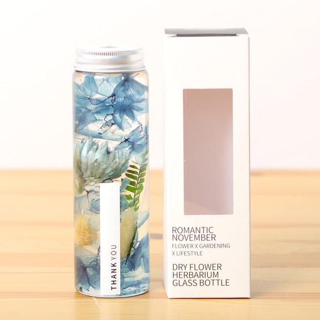 로맨틱노멤버 수국 하바리움 프리저브드 플라워, 올드네이비