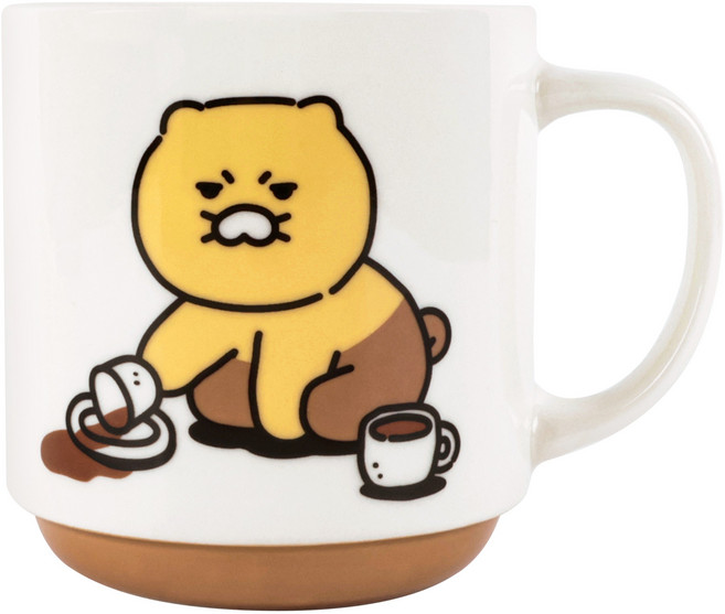 카카오프렌즈 춘식이 데일리 머그컵 325ml, 커피타임, 1개