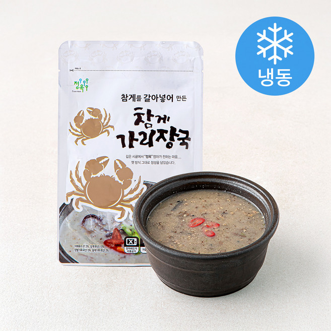 정옥 참게 가리장국 (냉동), 500g, 1개