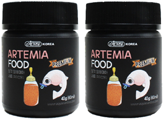 이스타 탈각 알테미아 사료 치어전용, 40g, 2개