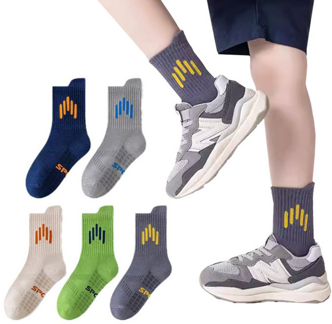 엠에스키즈 아동용 SPORTS 엑셀 양말 5족 세트