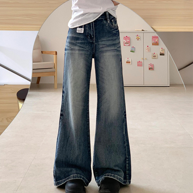 어썸풀 여성용 포테페리 워싱 데님 팬츠 A26SPP011312