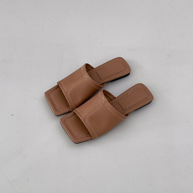 女用Jelly Wiggle拖鞋 C134_CR0184, 米色, 235