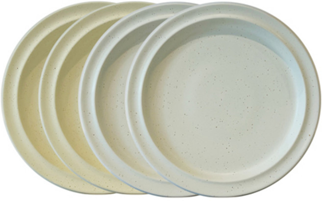 치즈온더플레이트 로크포르 원형접시 2종 x 2p 세트, 에멘탈, 리코타, 1개