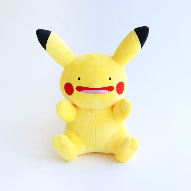 PoKeMoN 寶可夢 變身為皮卡丘的百變怪坐姿娃娃 25cm, 1個, 30cm, 混合色