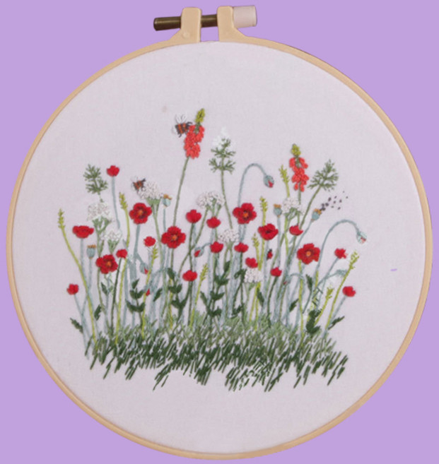 프랑스 자수 DIY 패키지, 야생화2, 1개