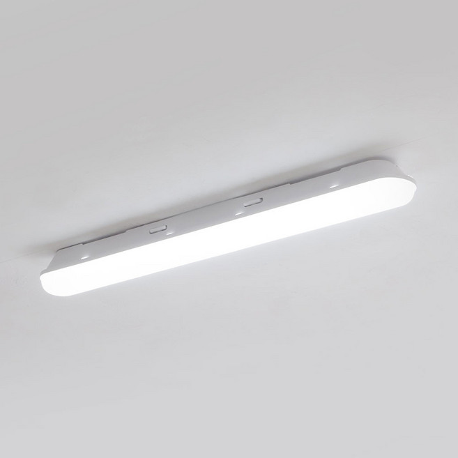 삼성칩 LED 30W 천장 일자등, 화이트+주광색
