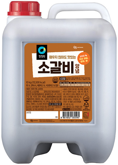 청정원 소갈비 양념, 10kg, 1개