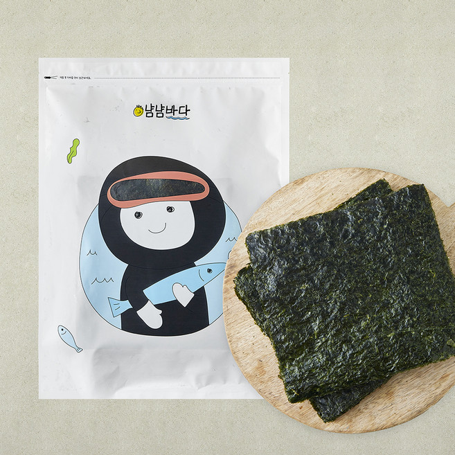 냠냠바다 구운파래김, 1.6g, 1개, 100매