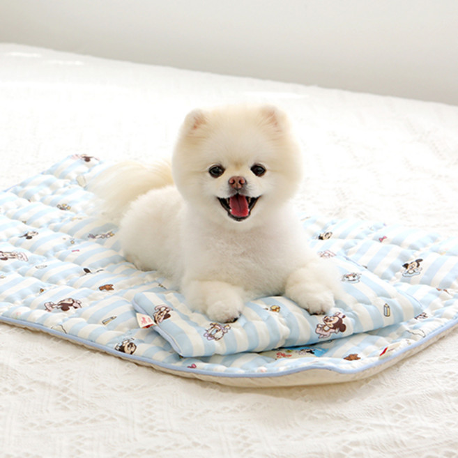 이츠독 디즈니 반려동물 인견 쿨링 매트, 베이비 프렌즈, 1개