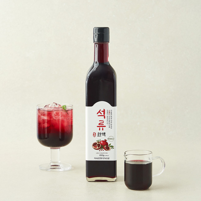 지리산한봉 석류원액, 650g, 1개