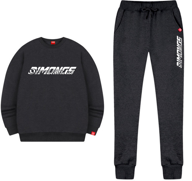 디몽스 남성용 커브 맨투맨세트 MUA-0010