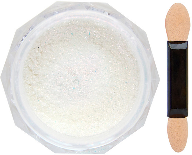 메이브라운 네일글리터 오로라네일 파우더 + 팁, 1개, 아이스레몬(M10217)