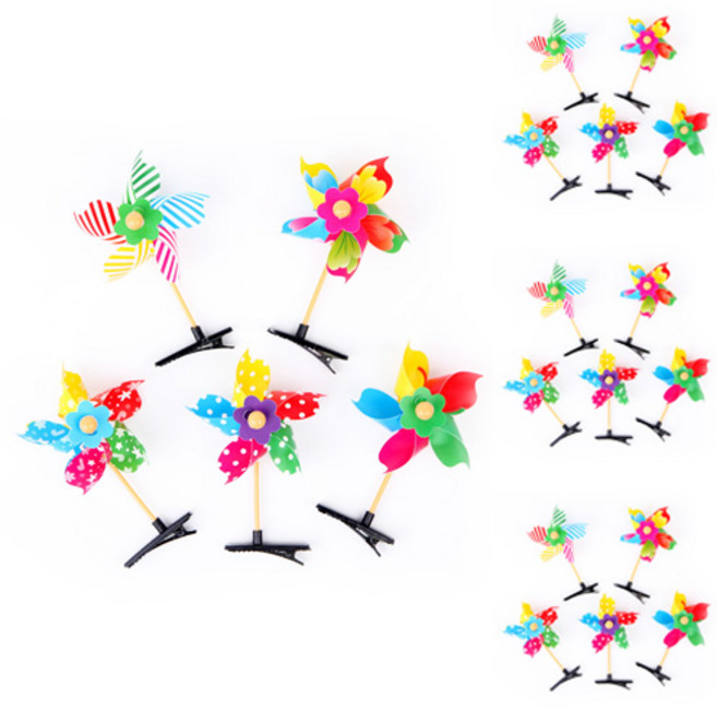 파티해 다용도 바람개비 핀 5종, 혼합색상, 4세트