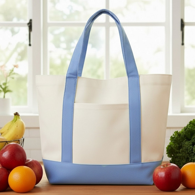 아유디샵 마카롱 미니 캔버스 파스텔 토트 에코백