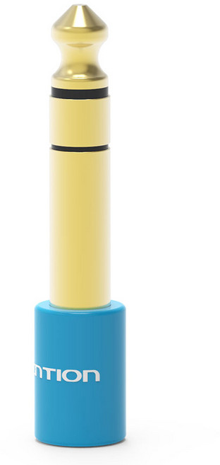 VENTION 威迅 6.35mm 公對 3.5mm 母 音源轉接頭, 1個, VAB-S01-L