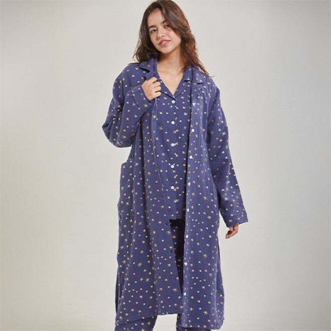 폴앤안나 여성용 루나 아일렛 원피스 가운