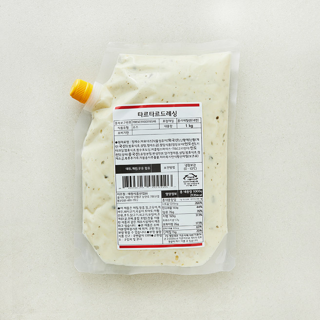 타르타르 드레싱, 1kg, 1개