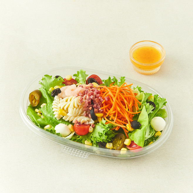 샐러드마녀 쉬림프 크림파스타 샐러드, 255g, 1개