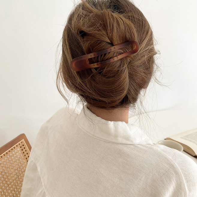 걸핀스 매트 펀칭 롱 악어 집게핀 1068