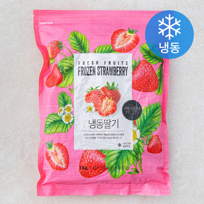 딸기 (냉동), 1개, 1kg