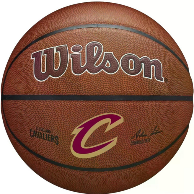 윌슨 NBA Team Alliance 클리블랜드 캐벌리어스 농구공, 1개, WZ4011901XB